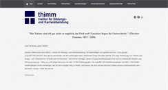 Desktop Screenshot of ibk-thimm.de